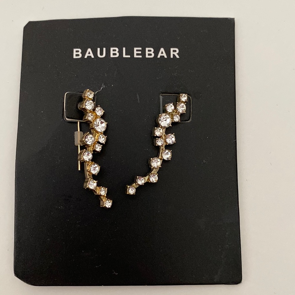 New Baublebar ear climber earrings